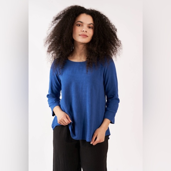 Amanda Moss Fuschia Neala Top, Size Large - Picture 1 of 9